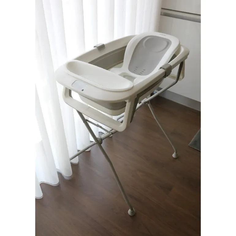 Bébécar Banheira Bebé Bath + Suporte - Cinza