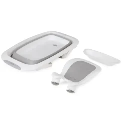 Bébécar Banheira Bebé Bath + Suporte - Cinza