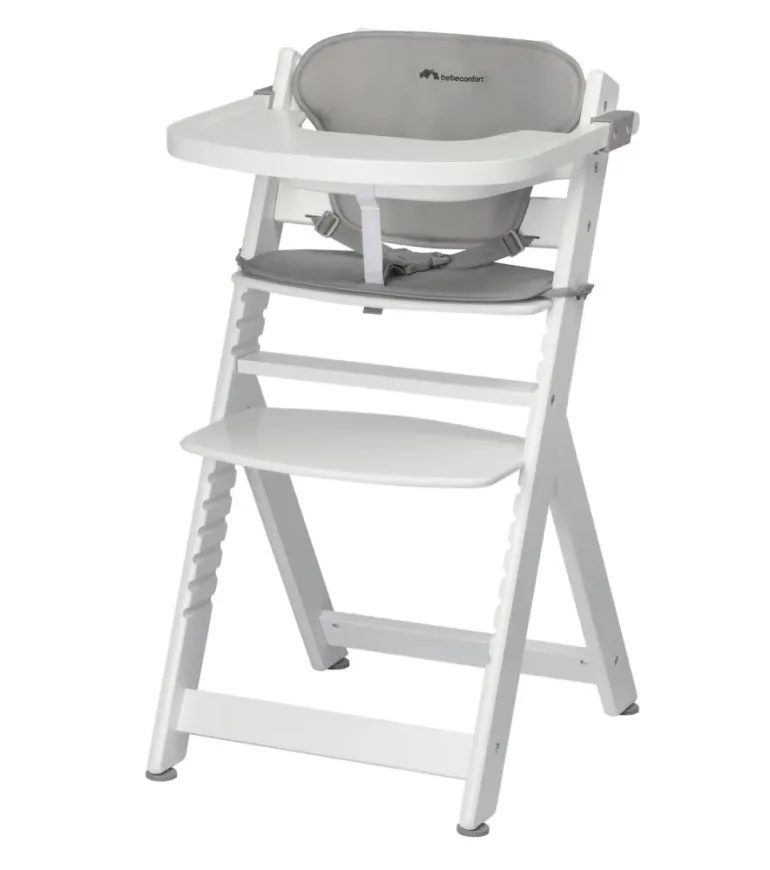 Bebe Confort Cadeira da Papa Timba com Almofada - White Gray