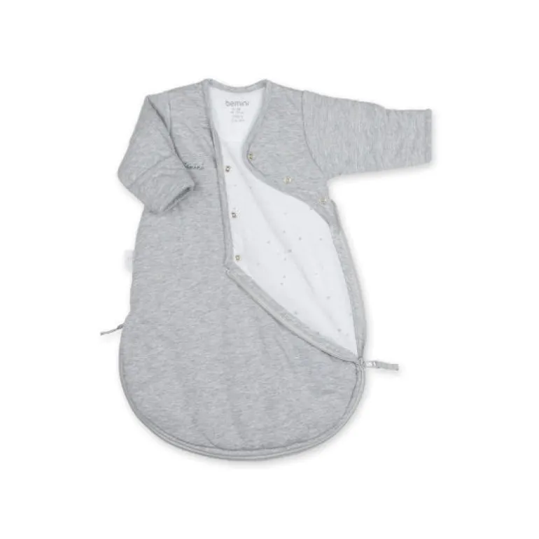 Bemini Saco de Dormir 0-1m (tog 3) - Grey marled pady jersey