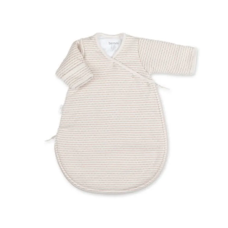 Bemini Saco de Dormir 0-1m (tog 2) - Stripe ecru natural pady jersey