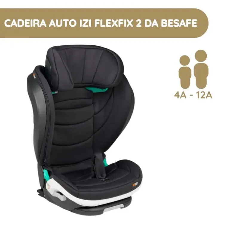 Besafe Cadeira Auto Flex FIX 2 i-Size - Black Soft Breeze