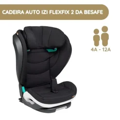 Besafe Cadeira Auto Flex FIX 2 i-Size - Fresh Black Cab
