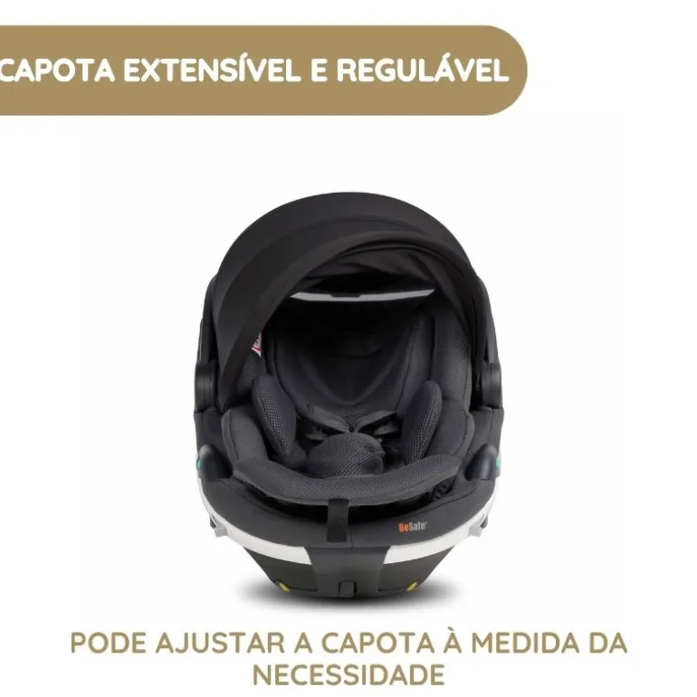 BeSafe Cadeira Auto Go Beyond 2 - Black SoftBreeze