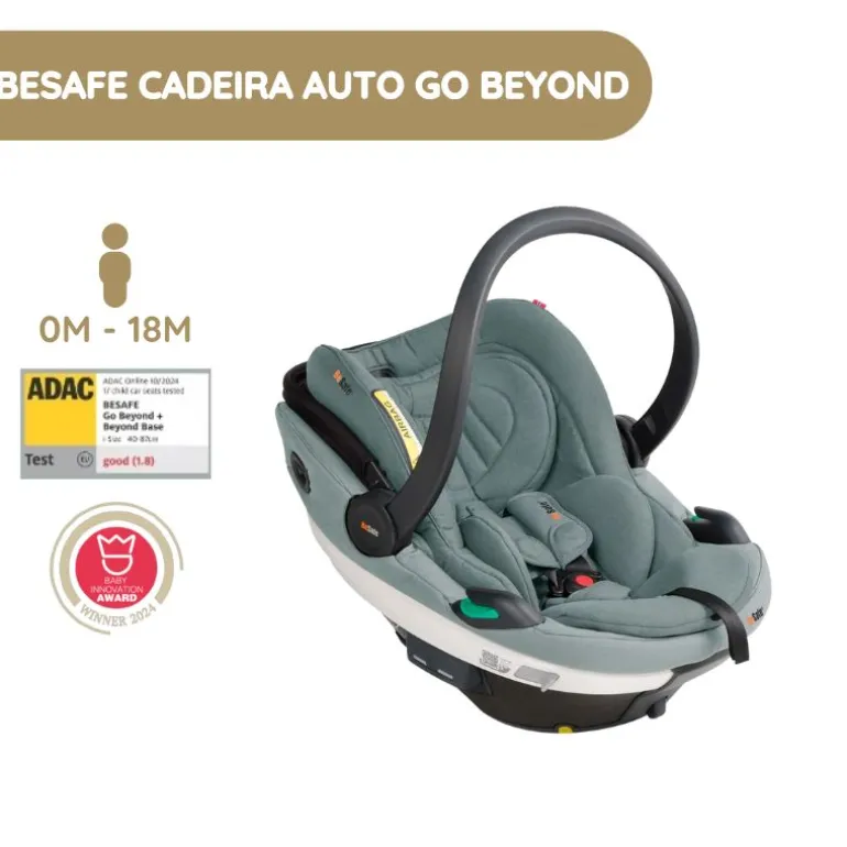 BeSafe Cadeira Auto Go Beyond - Sea Green Mélange
