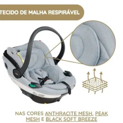 BeSafe Cadeira Auto Go Beyond - Sea Green Mélange