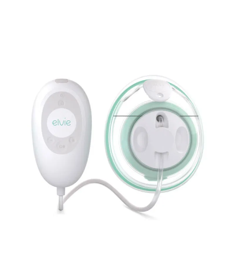 Bomba Tira Leite Elétrica Stride da Elvie - Individual - Silenciosa, Portátil, mãos-livres, fácil de montar e de limpar e controlo por app