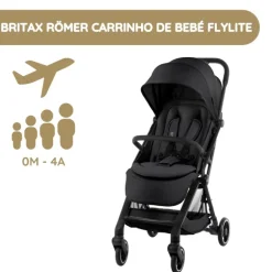 Britax Römer Carrinho de Bebé Flylite - Carbon Black