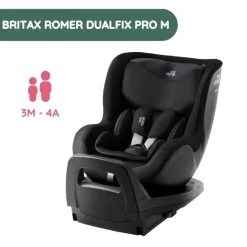 Britax Romer Dualfix Pro M - Style Carbon Black