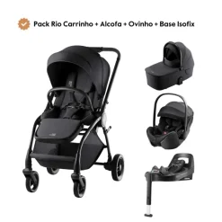 Britax Romer Pack Rio Completo - Style Carbon Black
