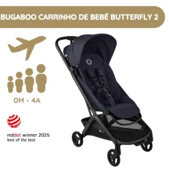 Bugaboo Carrinho de Bebé Butterfly 2 - Deep Indigo