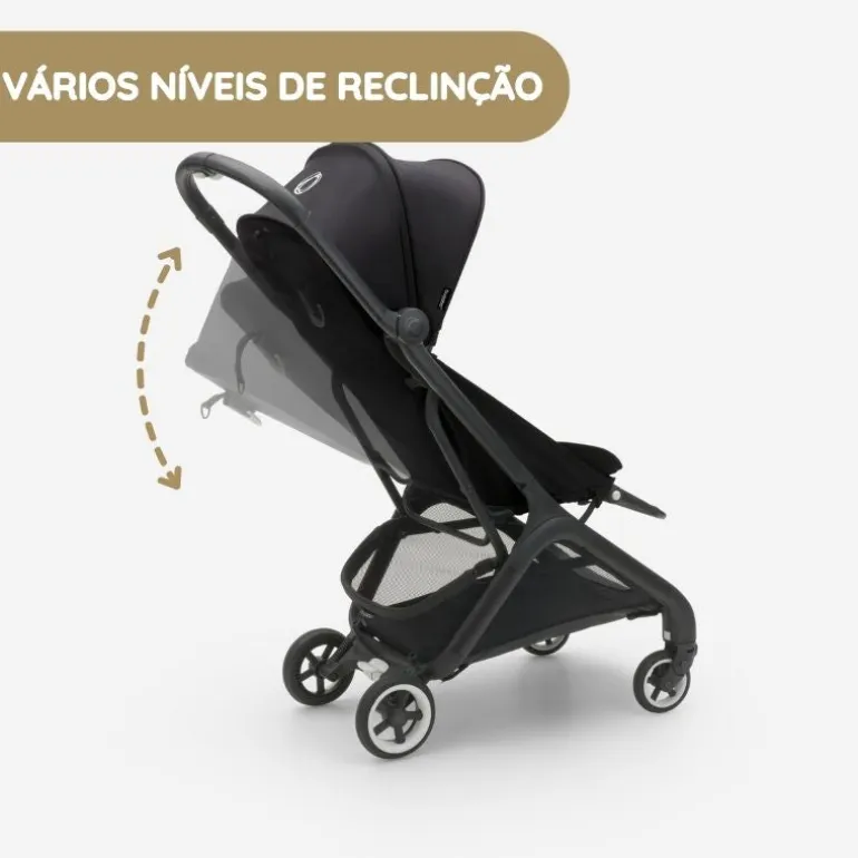 Bugaboo Carrinho de Bebé Butterfly - Black/Forest Green