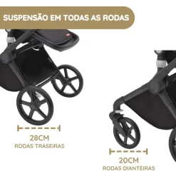 Bugaboo Carrinho de Bebé Fox Cub completo - Midnight black