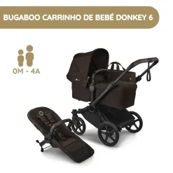 Bugaboo Donkey 6 Carrinho de Bebé - Cocoa Brown
