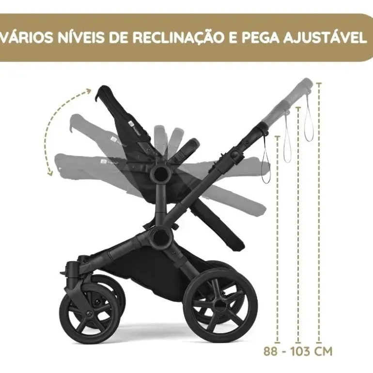 Bugaboo Donkey 6 Carrinho de Bebé - Heritage Black