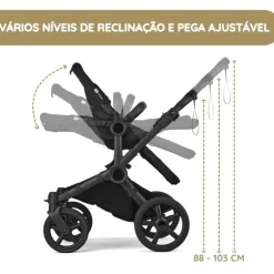Bugaboo Donkey 6 Carrinho de Bebé - Moon Grey