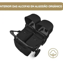 Bugaboo Donkey 6 Carrinho de Gémeos - Desert Taupe melange