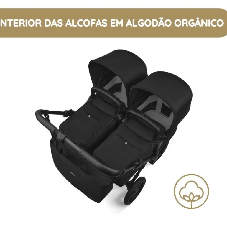 Bugaboo Donkey 6 Carrinho de Gémeos - Deep Indigo