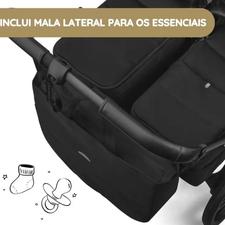 Bugaboo Donkey 6 Carrinho de Gémeos - Deep Indigo