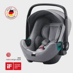 Cadeira Auto Baby-Safe 3 i-Size da Britax Römer - Dos 0 aos 15 meses com tecnologia "lie-flat" - Grey Marble