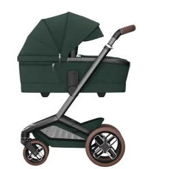 Carrinho de Bebé Fame + Alcofa da Maxi-Cosi - Conforto premium dos 0 meses aos 4 anos - Twillic Green
