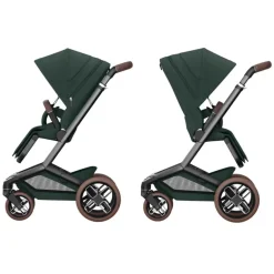 Carrinho de Bebé Fame + Alcofa da Maxi-Cosi - Conforto premium dos 0 meses aos 4 anos - Twillic Green