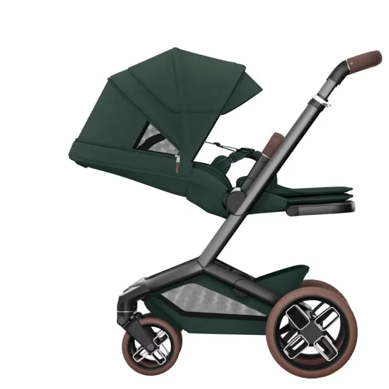 Carrinho de Bebé Fame da Maxi-Cosi - Conforto premium dos 0 meses aos 4 anos - Twillic Green