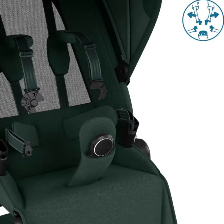 Carrinho de Bebé Fame da Maxi-Cosi - Conforto premium dos 0 meses aos 4 anos - Twillic Green