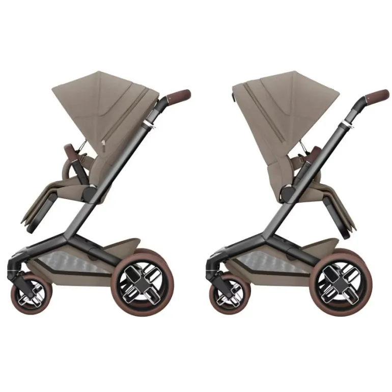 Carrinho de Bebé Fame da Maxi-Cosi - Conforto premium dos 0 meses aos 4 anos - Twillic Truffle