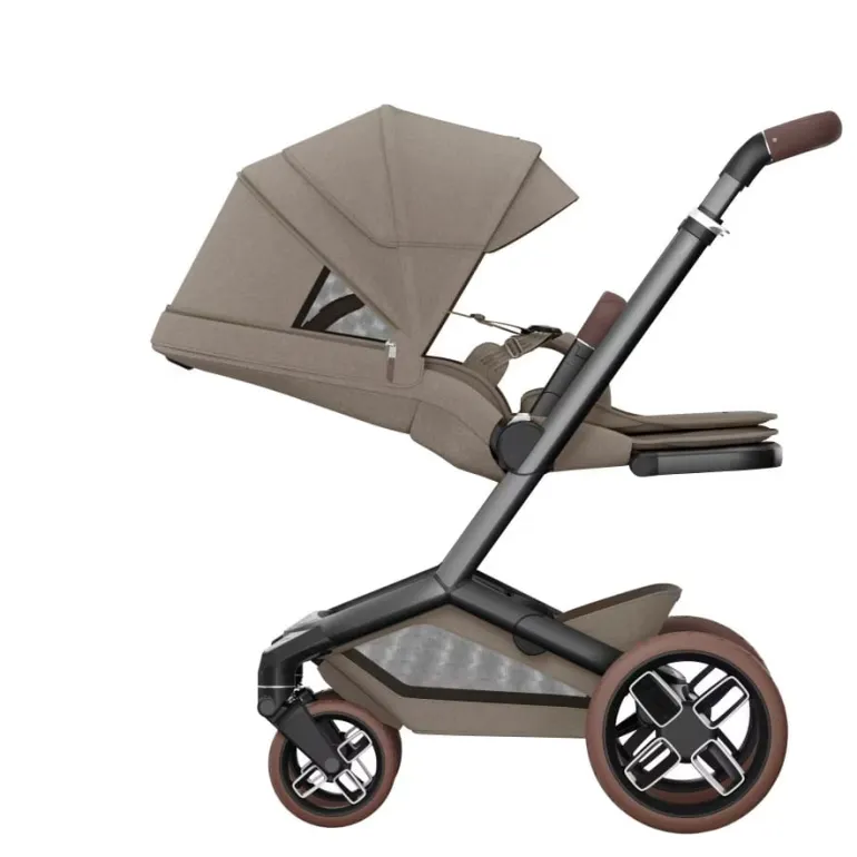 Carrinho de Bebé Fame da Maxi-Cosi - Conforto premium dos 0 meses aos 4 anos - Twillic Truffle