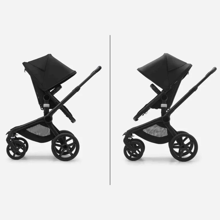Carrinho de Bebé Fox 5 Completo da Bugaboo - Black/Midnight Black