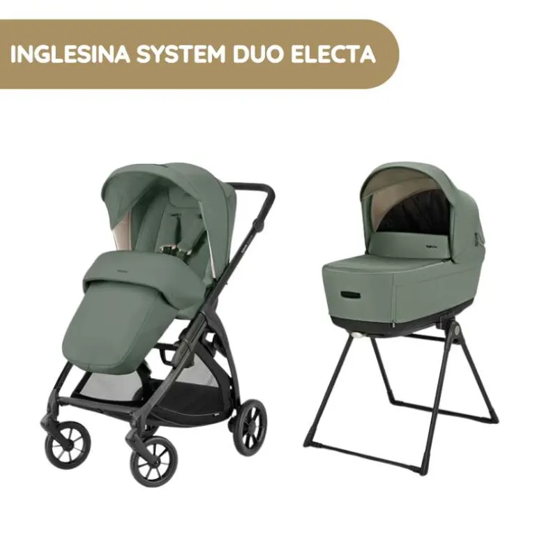 Carrinho de Bebé Inglesina System Duo Electa - Murray Green