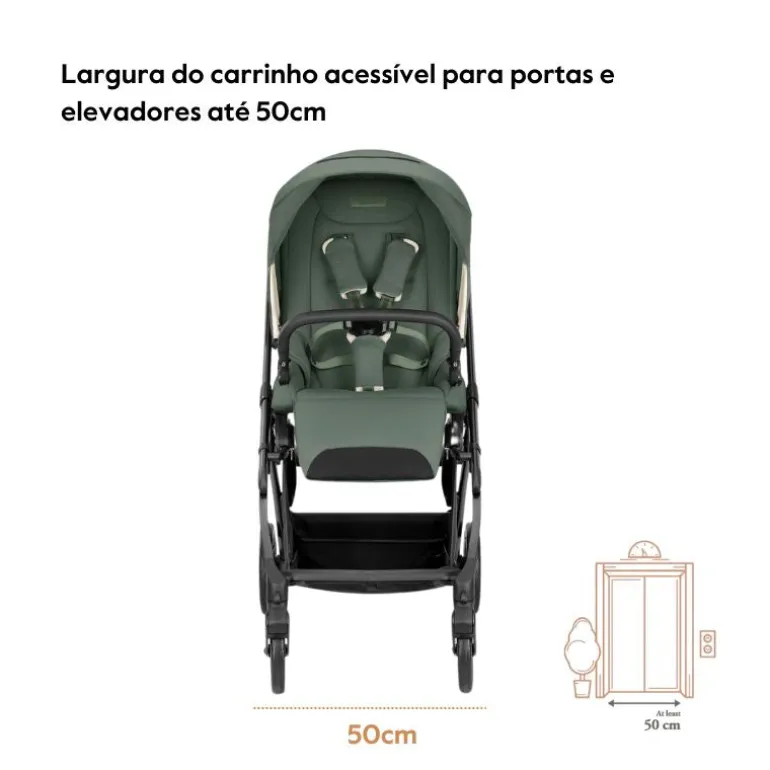 Carrinho de Bebé Inglesina System Duo Electa - Murray Green