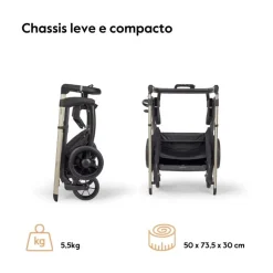 Carrinho de Bebé Inglesina System Duo Electa - Union Grey