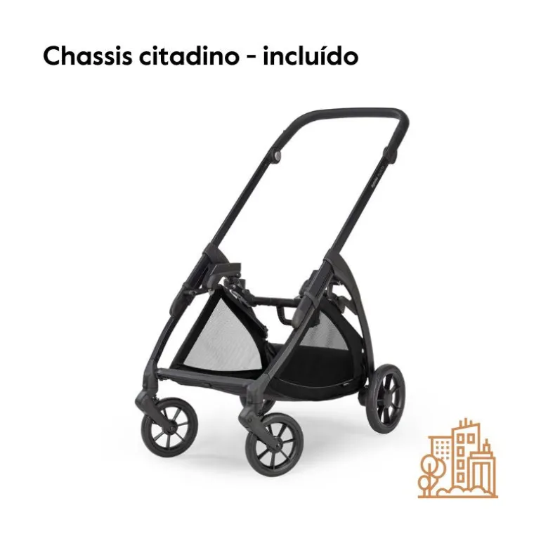 Carrinho de Bebé Inglesina System Duo Electa - Battery Beige