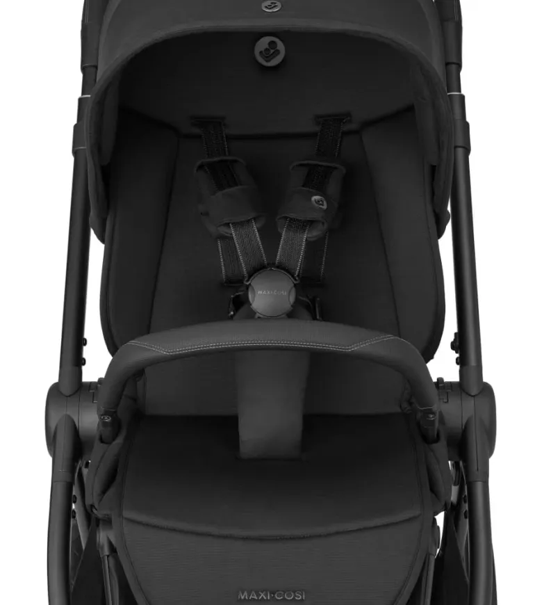 Carrinho de Bebé Oxford Plus da Maxi-Cosi - Sistema de viagem 3-em-1 - Twillic Black
