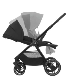 Carrinho de Bebé Oxford Plus da Maxi-Cosi - Sistema de viagem 3-em-1 - Twillic Black