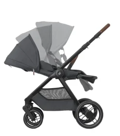 Carrinho de Bebé Oxford Plus da Maxi-Cosi - Sistema de viagem 3-em-1 - Twillic Graphite