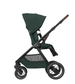 Carrinho de Bebé Oxford Plus da Maxi-Cosi - Sistema de viagem 3-em-1 - Twillic Green
