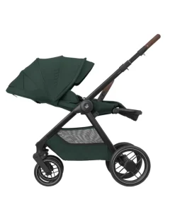 Carrinho de Bebé Oxford Plus da Maxi-Cosi - Sistema de viagem 3-em-1 - Twillic Green