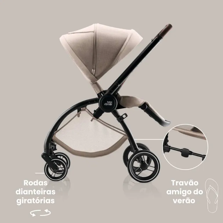Carrinho de Bebé Rio da Britax Römer - Style Carbon Black