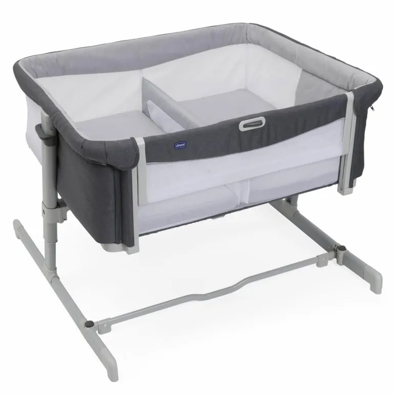 Chicco Berço de Gémeos Next2Me Twin - Magnet Grey