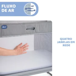 Chicco Berço Next2Me Forever - Moon Grey