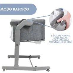 Chicco Berço Next2Me Magic Evo - Dark Grey