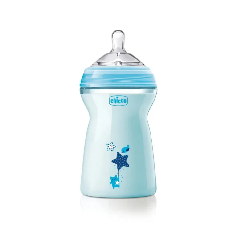 Chicco Biberão NaturalFeeling 330ml 6m+ - Azul