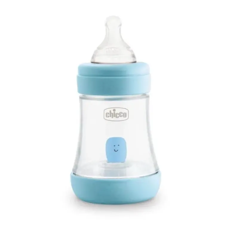 Chicco Biberão Perfect5 PP 150 Slow Silicone 0m+ - Boy
