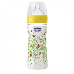 Chicco Biberão Well-Being 250ml Silicone 2m+ - Verde