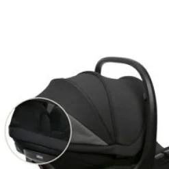 Chicco Cadeira Auto First Seat Recline - Black Satin