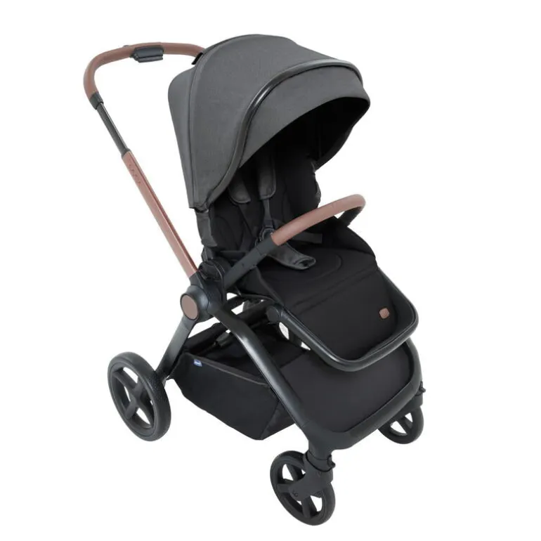 Chicco Carrinho de Bebé Mysa - Black Satin