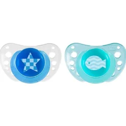 Chicco Chupetas Physio Air sil. 6-16m - 2 pçs - Azul